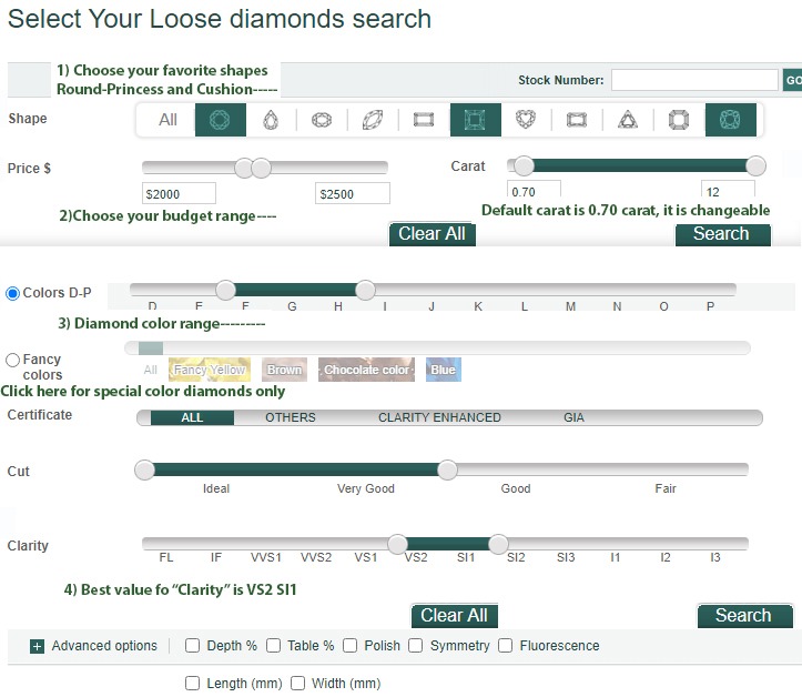 loose diamonds search loose diamonds search